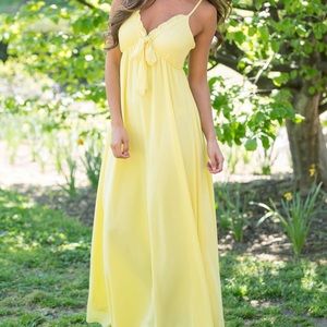 Yellow Maxi Dress